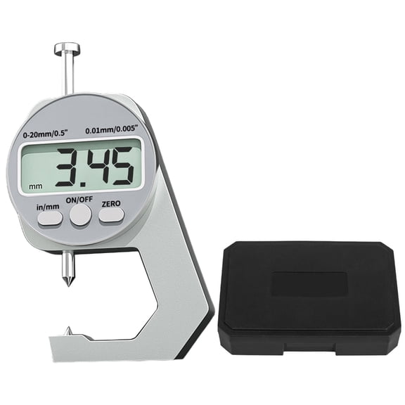 Tizuqe Small Thickness Gauge Digital Thickness Measurement Tool Metal for Laboratory