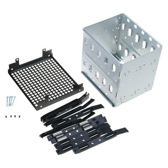 Tizuqe Hard Drive Cage for SATA SAS HDD Cage Rack with Fan Space for Computer SATA 5.25" to 5X 3.5'' Large Space