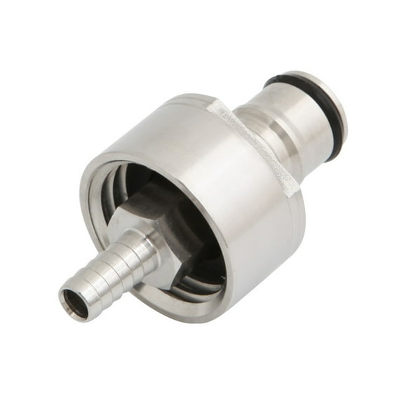 Tizuqe Stainless Steel Carbonation Cap Counter Pressure Bottle Filling with 5/16" Barb CO2 Coupling Carbonate Soda Beer