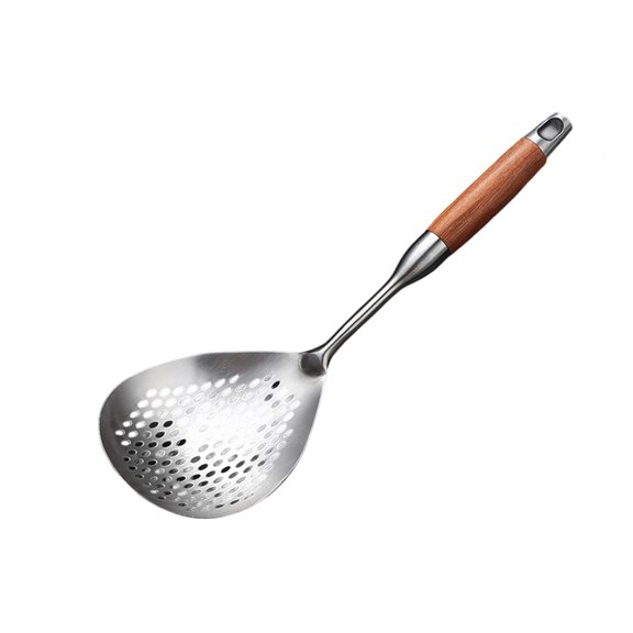 Tizuqe Stainless Steel Skimmer Spoon for Straining and Frying Household Strainer Ladle