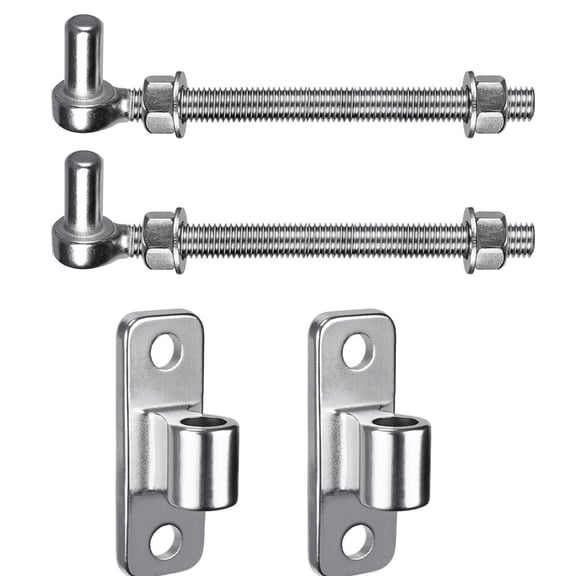 Tizuqe Steel Bolts Gate Hinge Adjustable Door Hinges Simple Installs for Wood Iron Door