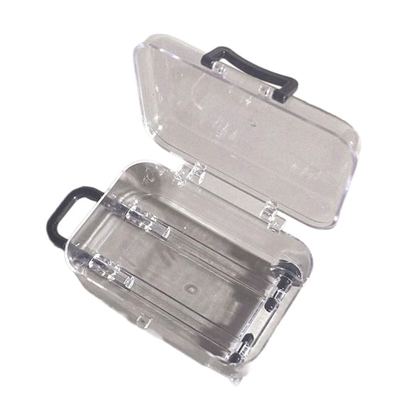 Tizuqe Sturdy Plastic Small Storage Cases for Efficient Organization 4 Count Set