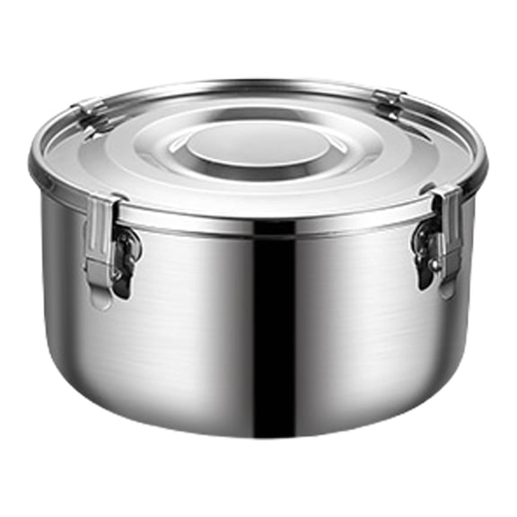 Tizuqe Sturdy Stainless Steel Food Storage Containers Convenient Accessory Ideal for Camping and Picnics Organization
