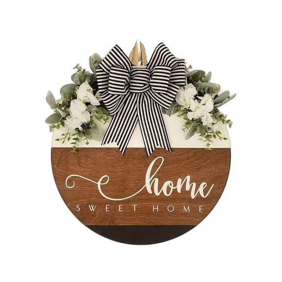 Tizuqe Stylish Wood Welcome Sign with Letter for Warm Atmospheres for Home, Garden