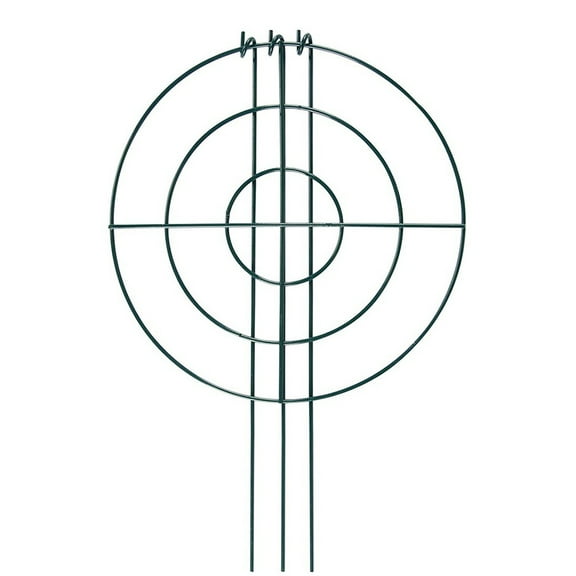 Tizuqe Three Round Shape Garden Plant Support Frame Wreath Climbing Plants Trellis Iron