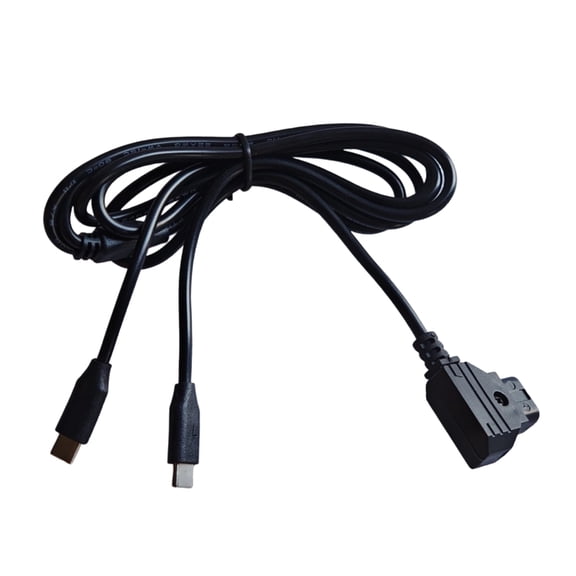Tizuqe Travel D-tap To Type C Adapter Cable Simultaneous Powe Video Connection 60cm