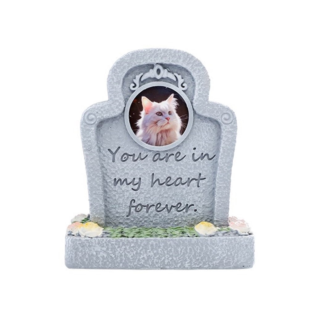 Tizuqe Engraved Pet Memorial Tombstone for Garden Resin Grave Marker ...