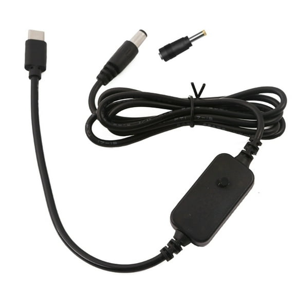 Tizuqe Type C to 5V9V12V15V20V3A Voltage Regulator Cablefor Routers,Cameras,Speakers,LED Lights,Monitors,and 3D Printers