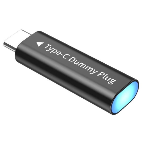 Tizuqe Type C Virtual Display Adapter Headlessly 4K 60Hz EDID Emulators Plugs