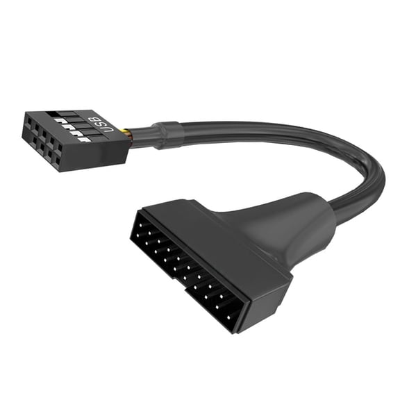 Tizuqe USB 3.0 to 2.0 Adapter Header Cable Converters USB3.0 19/20Pin to USB2.0 9Pin