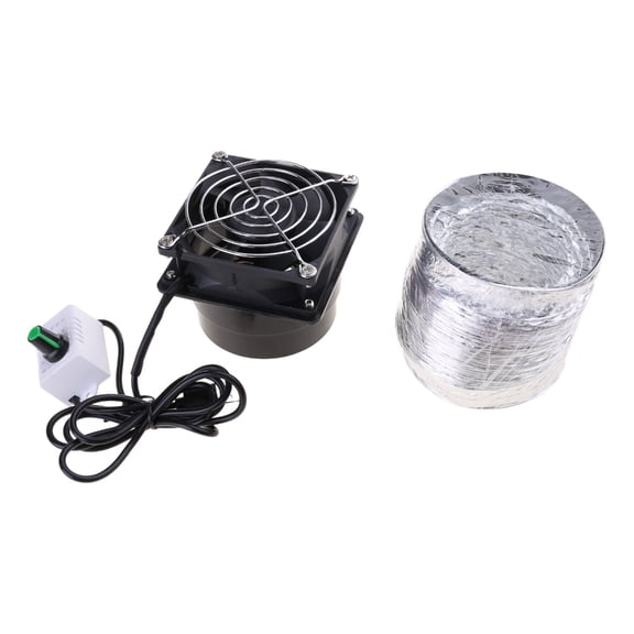 Tizuqe Exhaust Fan Air Ventilator Metal Pipe Ventilation Exhaust Fan Mini Extractor Fan