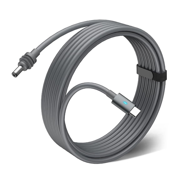 Tizuqe USB C To DC5521 Charging Cable PD100W Input Waterproof Design For Mini Satellite Internet Devices 300/500CM