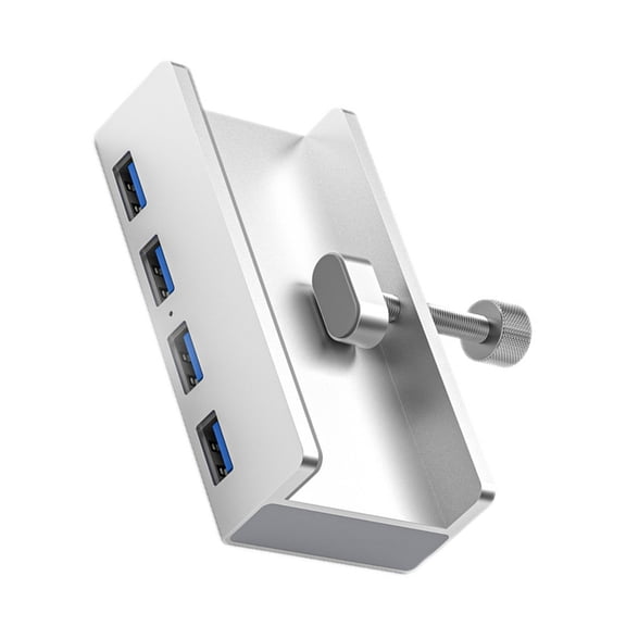 Tizuqe USB Hub Clamp 4 Port USB3.0 Adapter Spiltter with 5Gbps Fast Data Transfer Speed