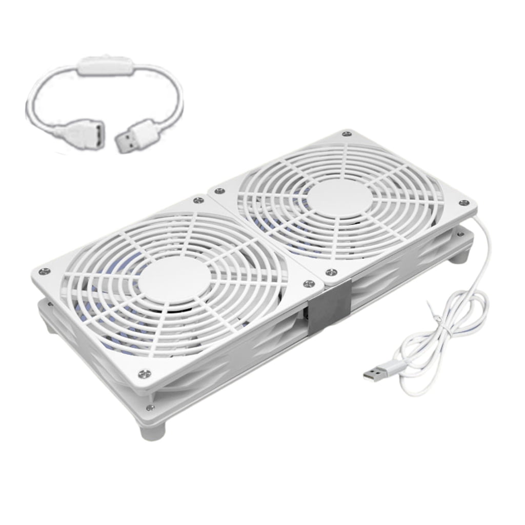 Tizuqe USB PC Router Fan Cooling Fan 1800rpm Speed Portable Cooling Fan ...