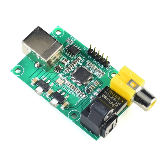 Tizuqe LJMSA9123 Advanced USB To SPDIF Converter Provides 24BIT 192KHz Auditory Output For Music Production Studios