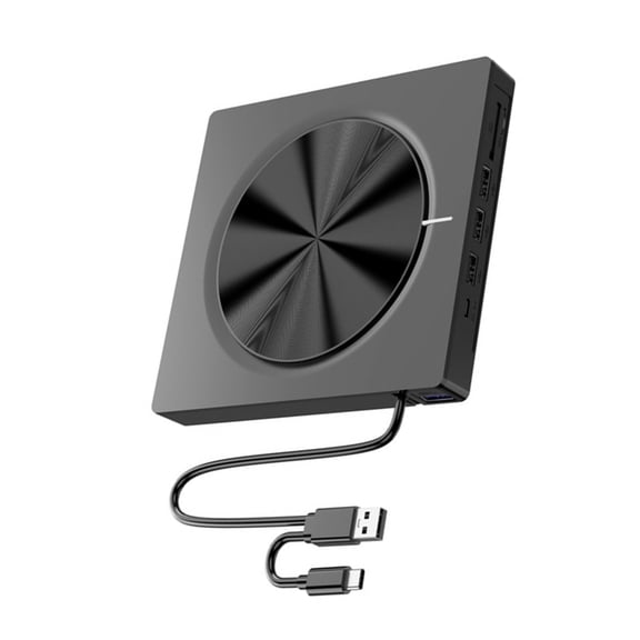Tizuqe USB3.0 External DVDs Burning Drive Type C Portable Burners Writer for PC Laptop