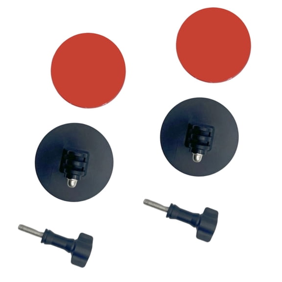 Tizuqe Universal Camera Mounting System For Action Cameras Adhesive Plate Quick Release Mechanism Durability ABS TPU Construction