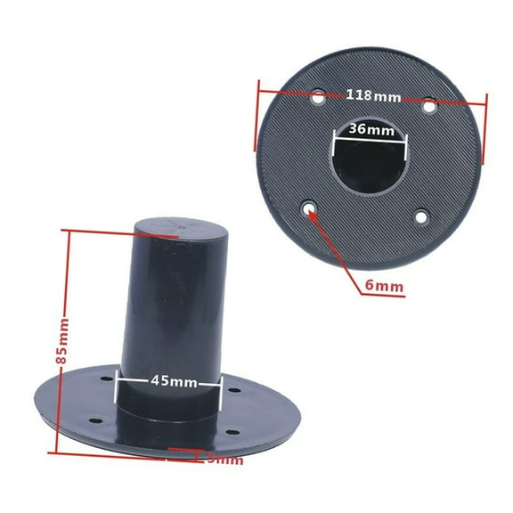 Tizuqe Universal Speaker Mount Stand Top Hat Bracket 36mm Inner Diameter For Install