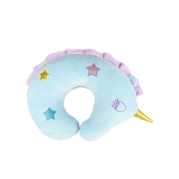 Tizuqe Ushaped Travel Pillow Unicorns Memory Foam Pillow Plush Headrest Neck Support