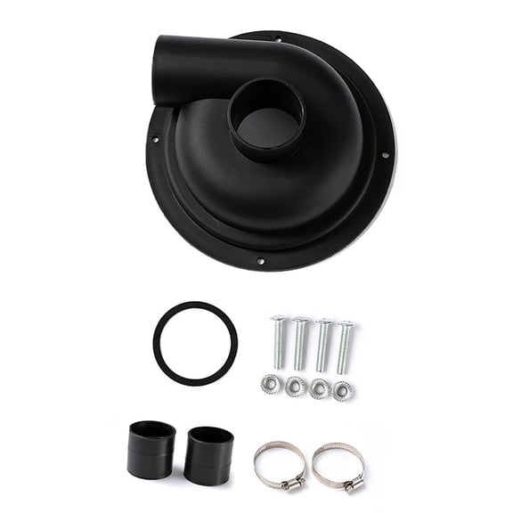 Tizuqe Vacuum Dust Separator Cyclones Separator Lid with Elbow Woodworking Easy Install Cyclones Cover Dust Collector Woodwork