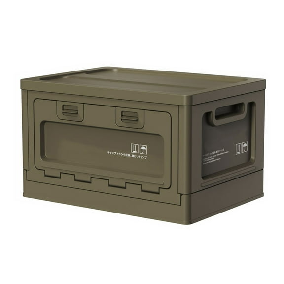 Tizuqe Large Outdoor Camping Storage Box Practical Camping Accessory Organizers with Easy Carry Handles and Dividers