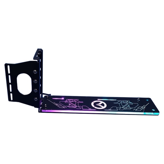 Tizuqe Vertically Graphics Card Bracket GPU LED Holder 5V/12V RGB Light Synchronization