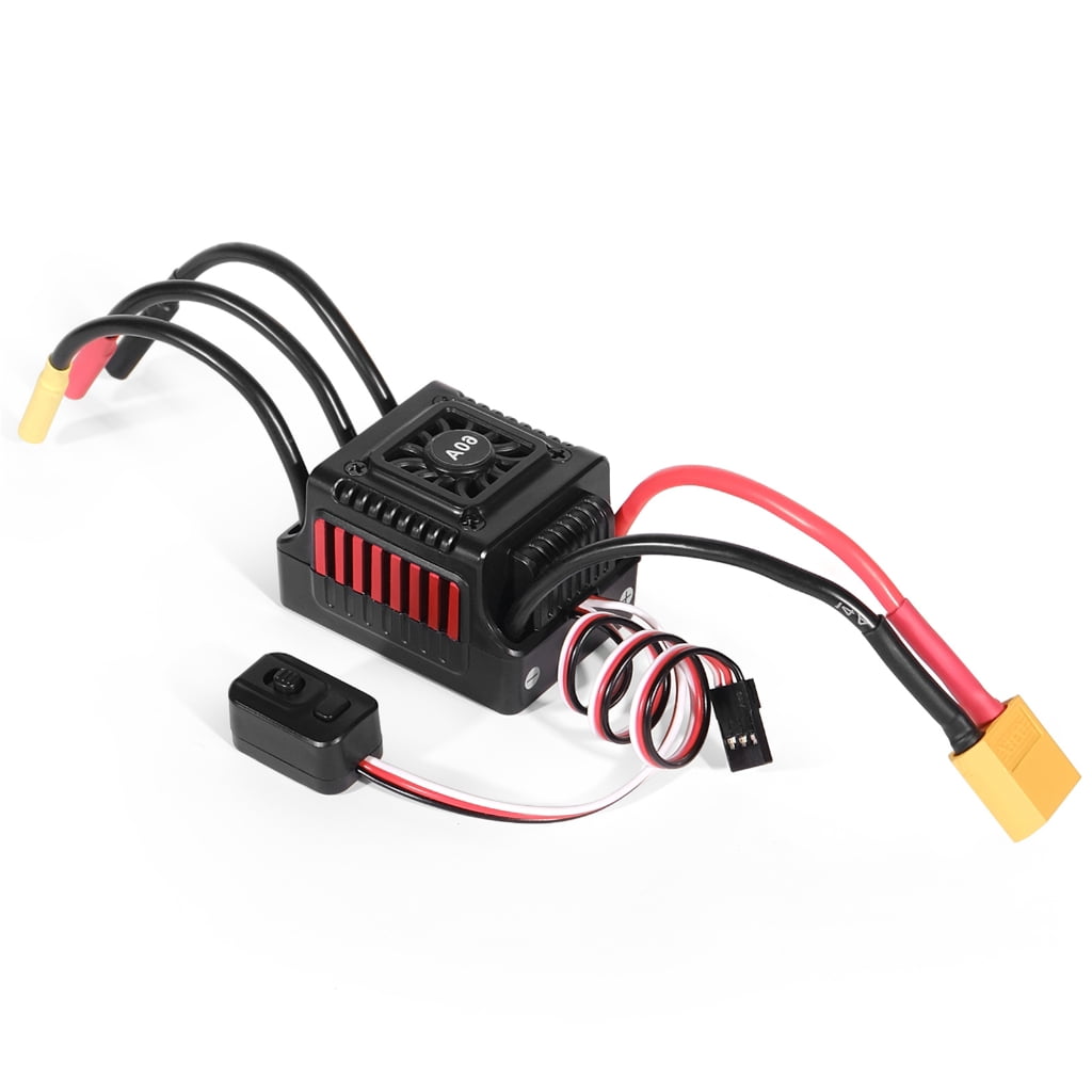 Tizuqe WSDT 60A Sensorless ESC Waterproof Electronic Speed Controller ...