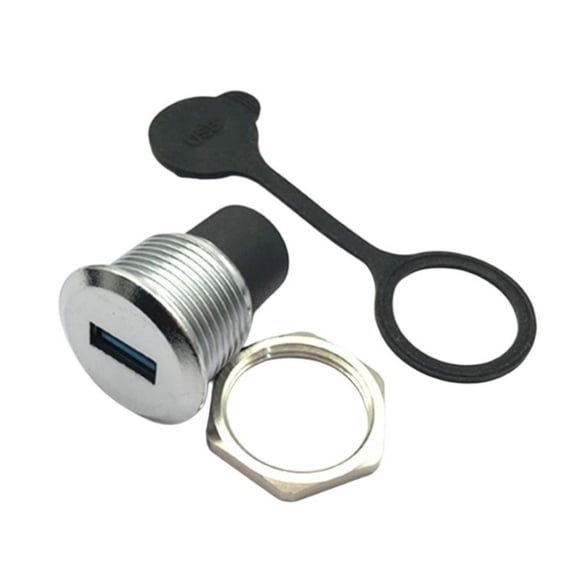 Tizuqe Water Resistant USB3.0 Panel Mount Socket Adapters 5Gbps Transfer Speed Heat Dissipation Design For Server PC Use