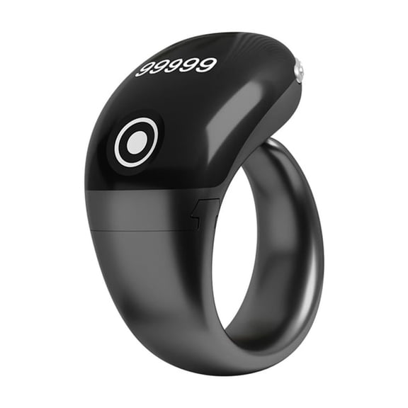Tizuqe Waterproof Digital Finger Rings Counter For Accurate Step Tracking Daily Prayer