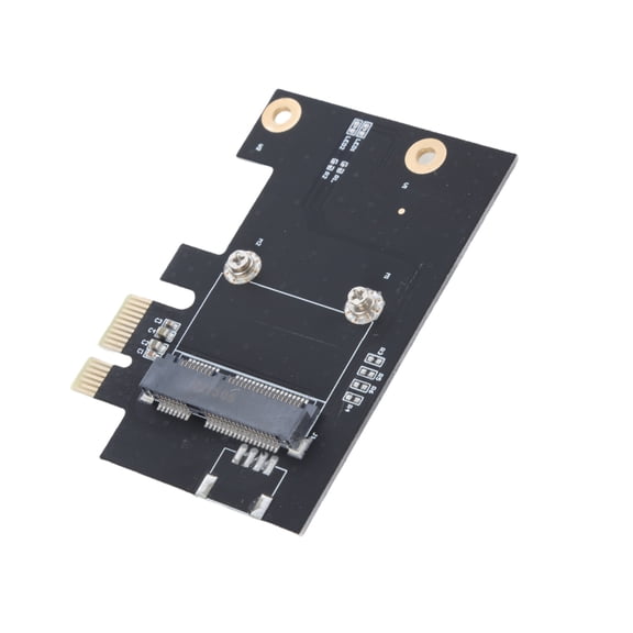 Tizuqe Half Mini PCIExpress to PCIE X1 Networking Card Converters Adapter for Desktop PC Card Half Mini PCIE to PCIE X1 for Mini PCIE Wifi Adapter PC Desktop