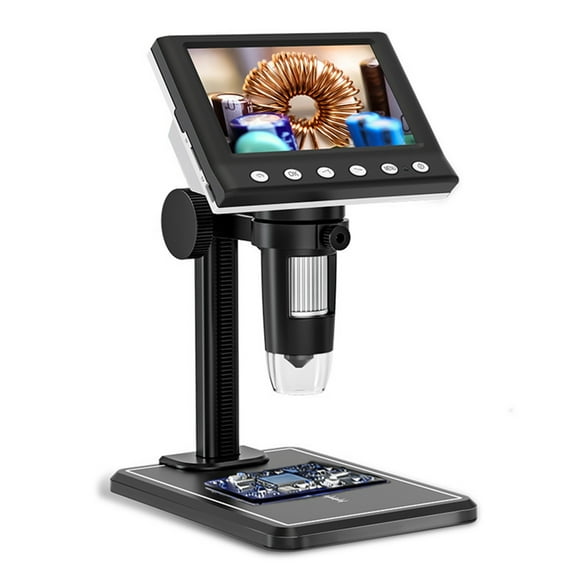 Tizuqe precisions Instrument Inspection Microscope with 4.3 Inch Large Screen Display