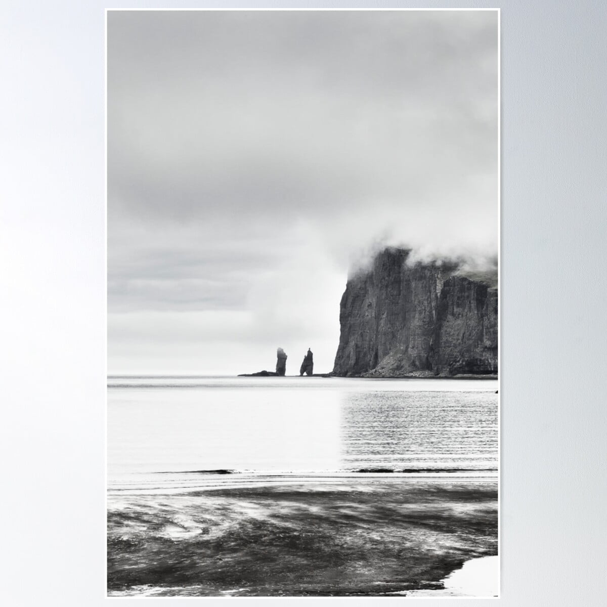 Tjã¸RnuvãK Sea Stack Poster Wall Art, Modern Wall Decor For Living ...