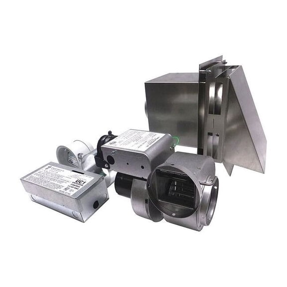 Tjernlund New Gas Heater Vent System Type Side Wall ,150000Btuh GPAK1 Aluminized Steel