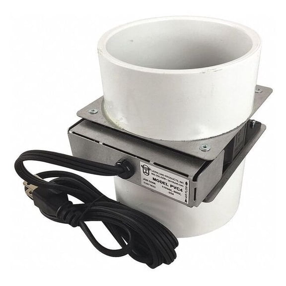 Tjernlund Products PVC Radon Booster Fan, 16W, 4" PVC4