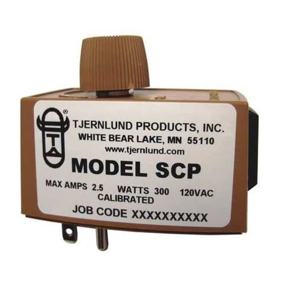 Tjernlund Products Speed Control,Plug In,115v,3 Amp SCP