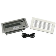 Tjernlund RB10W White Duct Booster Register Booster Fan for 4 Inch by 10 Inch Registers
