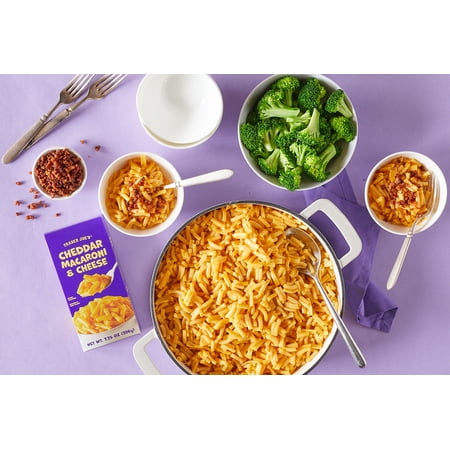 Tjs Cheddar Macaroni & Cheese 7.25 Oz Packaging May Vary