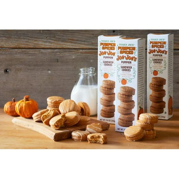 Tjs Pumpkin Spiced Joe-Joe's Sandwich Cookies 9.4 Oz