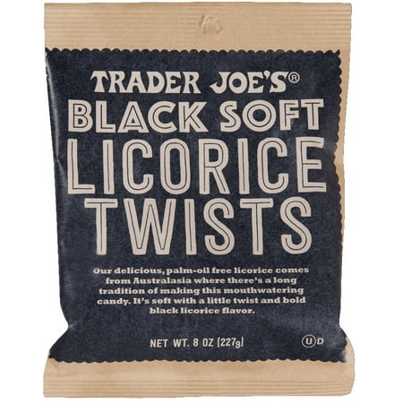 Tjs Soft Black Licorice Twists-8 Oz