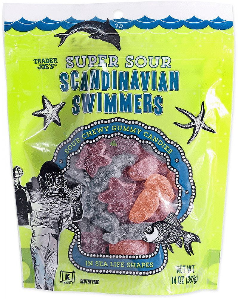 Tjs Super Sour Scandinavian Swimmers-14 Oz