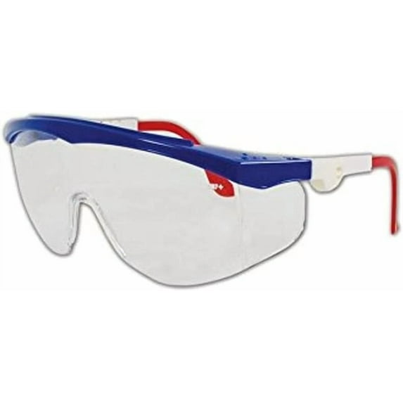Tk130 Tomahawk Safety Glasses With Clear Scratch-Resistant Lens And Colored Fram