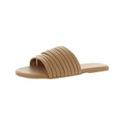 Tkees Womens Caro Leather Slip On Slide Sandals