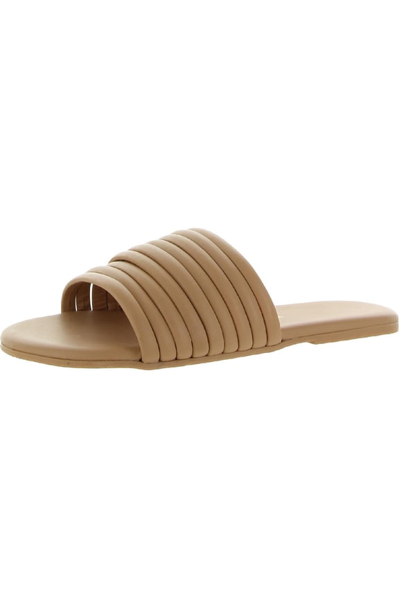 Womens Caro Strappy Slip On Slide Sandals