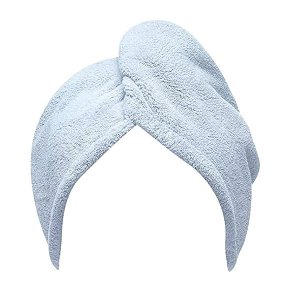 Tkrady 1 PC Microfiber Hair Towel, Quick Drying Coral Fleece Hair Drying Cap Towel For Women Hair Wrap Shower Cap And Hair Towel