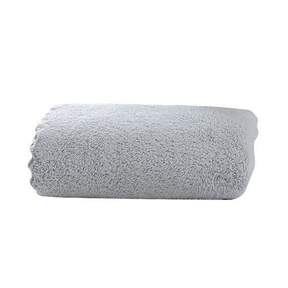 Tkrady 1 Pack Coral Velvet Towel Extra Large 35“x 70“Highly Absorbent Quick Dry Large Bath Towels Oversized Microfiber Bath Sheets Soft Bulk Towels for Bathroom Kitchen Spa Hotel Gym Pet(C)