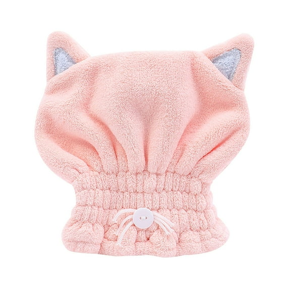 Tkrady 1 Pcs Microfiber Dry Hair Towel Bandana With Bow Shower Cap Hair Bandana Shower Cap For Women With Curly And Wet Hair Gifts-pink