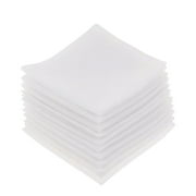 Tkrady 10 Pieces White Handkerchiefs Classic Hankies Bulk Set Pocket Square Towel Small Size for Tea Parties for Men
