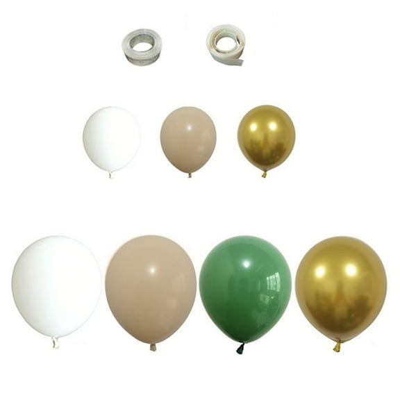 Tkrady 100Pcs Blue Green Balloon Garland Arch Kit, Blue Sand Ash Mist Green Haze Fog Balloons For Jungle Wild Wedding Birthday Party Decorations