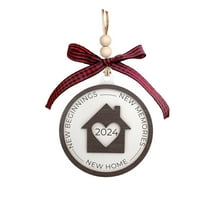 Tkrady 2024 Housewarming Gifts New Home Ornament New Beginning Warming Gift For Women Couple Homeowners New Home Gift Ideas First Home Christmas Ornament