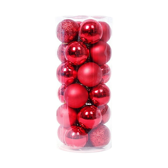 Tkrady 24 Barreled Christmas Balls, Christmas Gift Decoration Pendant, Pe Ball Ball